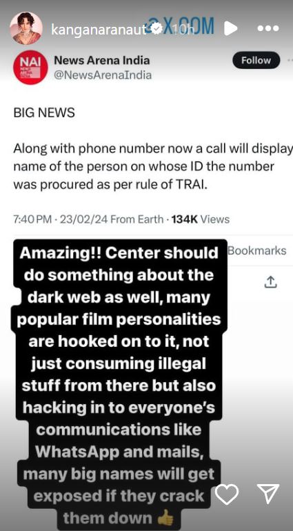 Kangana Ranaut Instagram